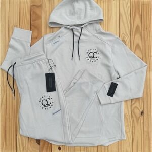 Men's LEGENDS Hawthorne Tech Jogger And Hoodie Set Size Large Stone Color **read